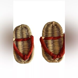 Japanese Traditional Samurai Bushi Rice Kids Straw Sandal